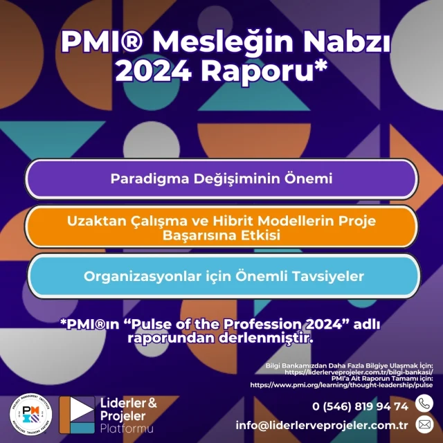 PMI® Mesleğin Nabzı 2024 Raporu Proje Yönetim Eğitimi