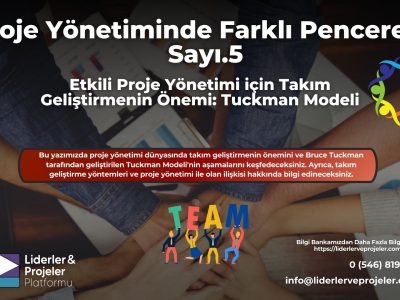 Proje Yönetimi Bruce Tuckman Modeli Takım Geliştirme