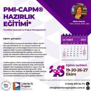 proje yönetimi capm