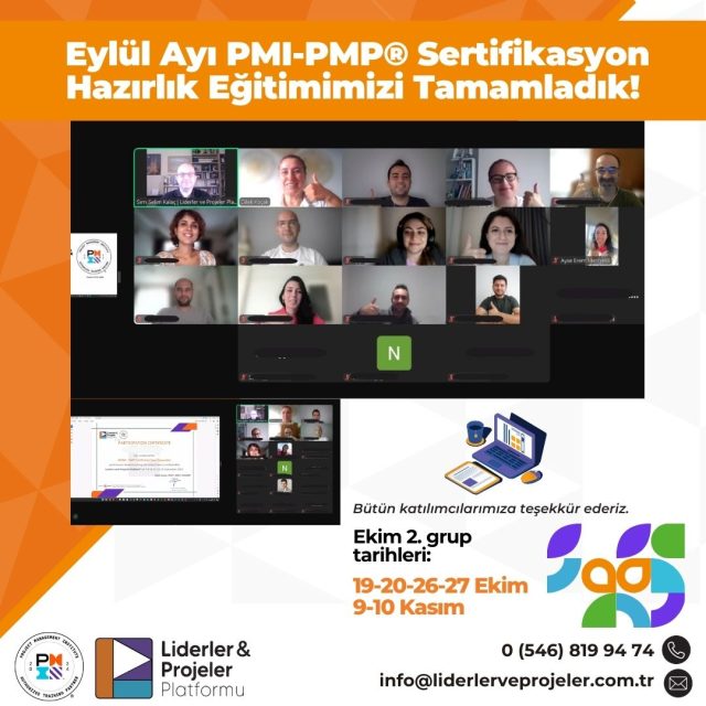 proje yönetimi eğitimi pmp eğitimi proje yönetimi