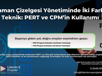 Zaman Çizelgesi Yönetiminde İki Farklı Teknik: PERT ve CPM‘in Kullanımı