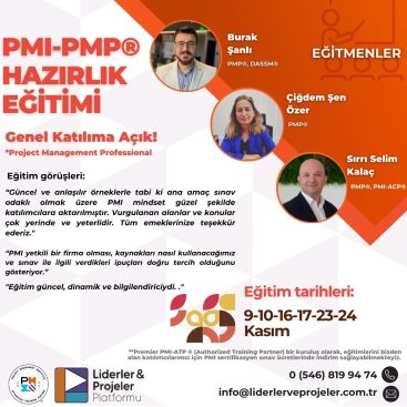pmp proje yönetimi