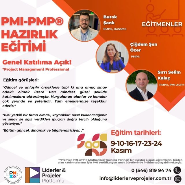 pmp proje yönetimi