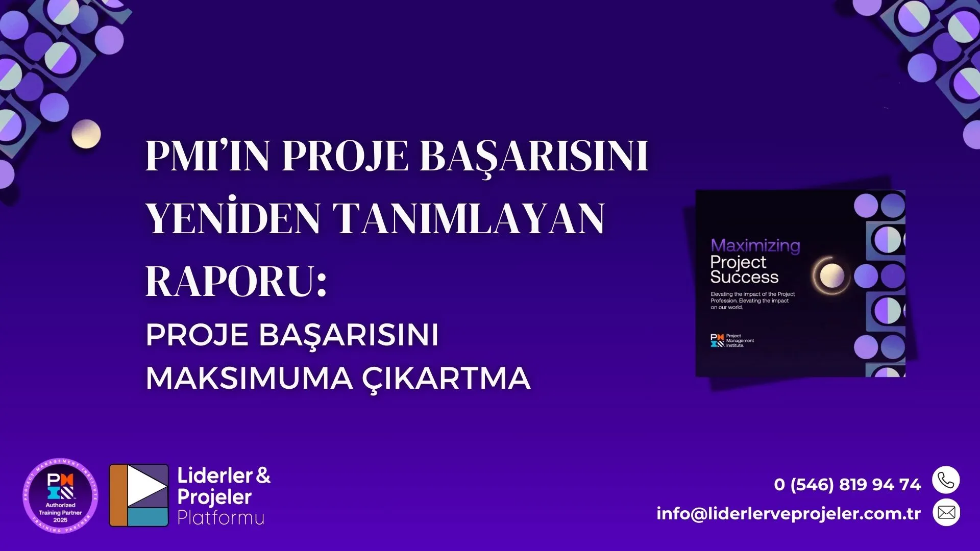 proje başarısı yönetimi pmp sertifikası pmp eğitimi proje yönetimi eğitimi