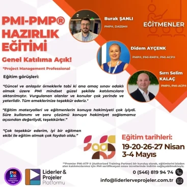 proje yönetimi pmp sertifikası pmp eğitimi proje yönetimi eğitimi